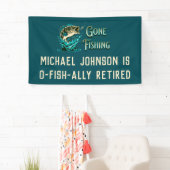 Gevist Pensioenpartij - Gone Gevist Spandoek (Insitu)