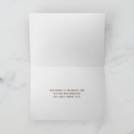 Gevist Pet Sympathie Hartelijk dank Kaart (Binnen)