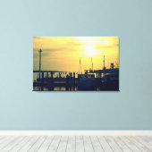 Gevist Pier Art Canvas Afdruk (Insitu (Houten vloer))