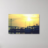 Gevist Pier Art Canvas Afdruk (Voorkant)