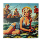 Gevist Pin Up Tegeltje (Voorkant)