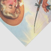 Gevist Pin Up Tissuepapier (Detail)