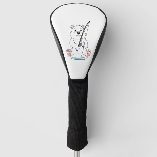 Gevist polair Beer Golfheadcover (Voorkant)