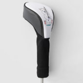 Gevist polair Beer Golfheadcover (Schuin)