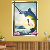 Gevist poster canvas afdruk (Insitu (Woonkamer))