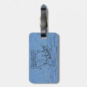 Gevist Reeds Bagagelabel (Achterkant verticaal)