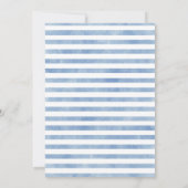 Gevist Reel Opgewonden Baby shower Uitnodiging (Achterkant)