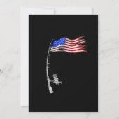  Gevist Rod American Flag Funny Vist Gi Save The Date (Voorkant)