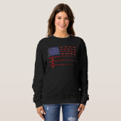 Gevist Rod American Flag Vist Trui (Voorkant volledig)