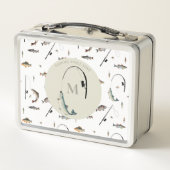 Gevist Rod & Reel Fish Thema Visser Monogram (Achterkant)