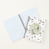 Gevist Rod & Reel Fish Thema Visser Monogram Notitieboek (Binnen)