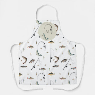 Gevist Rod & Reel Fish Thema Visser Monogram Schort