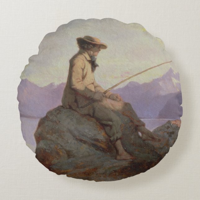 Gevist Rond Kussen (Voorkant)