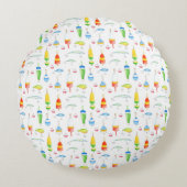 Gevist Rond Kussen (Voorkant)