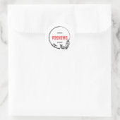 Gevist Ronde Sticker (Tas)