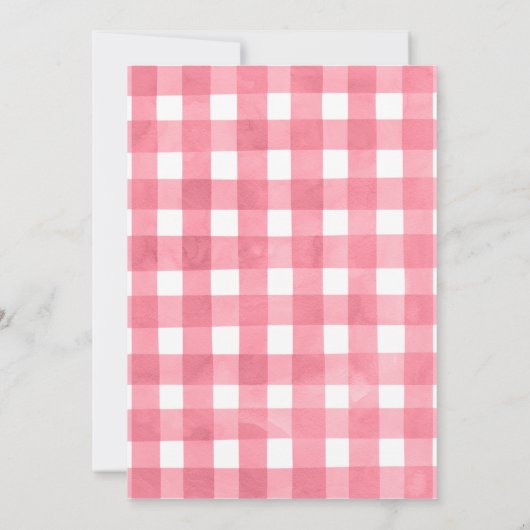 Gevist Roze Reel In Fun Ofishally 1e Verjaardag Kaart (Achterkant)