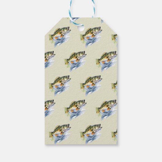 Gevist Sage Green Reel Opgewonden Baby shower Cadeaulabel (Achterkant)