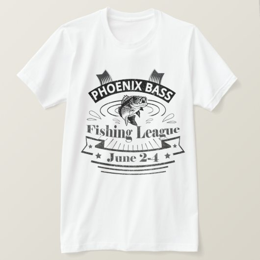 Gevist Shirt PHOENIX BASS VIST LEAGUE 2-4 juni (Design voorkant)