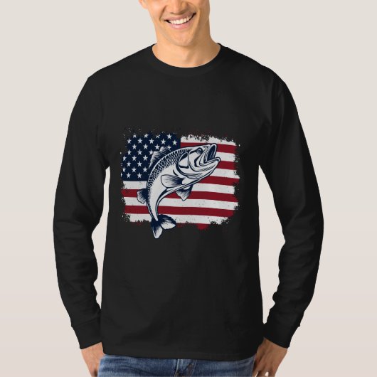 Gevist shirt USA Geviste vlag (Voorkant)