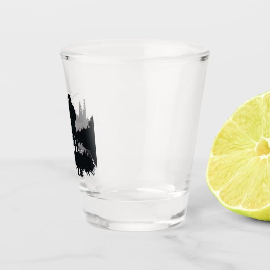 Gevist Shot Glas (Rechts)