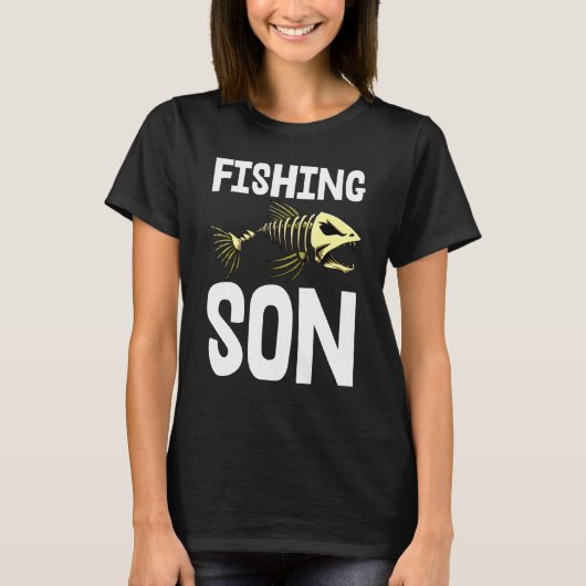 Gevist Son S Skeleton Fish Bone T - shirts Sharp T (Voorkant)