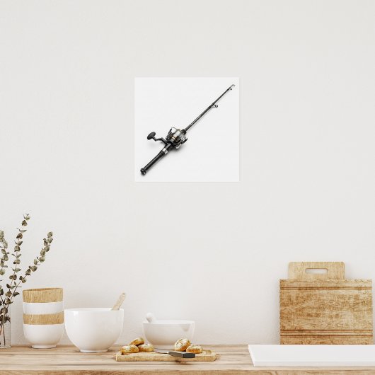 Gevist staaf en haspel poster (Keuken)