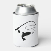 Gevist staaf en vis blikjeskoeler (Blikje Voorkant)