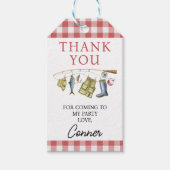  Gevist staaf O-Fish-Ally Een 1e Verjaardag Cadeaulabel (Voorkant)