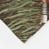 Gevist stilleven fleece deken (Hoek)