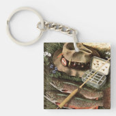 Gevist stilleven sleutelhanger (Voorkant)