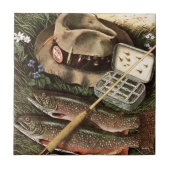 Gevist stilleven tegeltje (Voorkant)