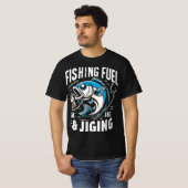 Gevist T-shirt met brandstof en jigging (Voorkant volledig)