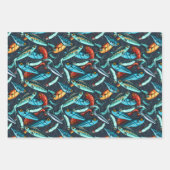  Gevist tackle lokt sporten Inpakpapier Vel (Voorkant)