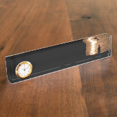 Gevist tegen zonsondergang naambordje (Zijkant)