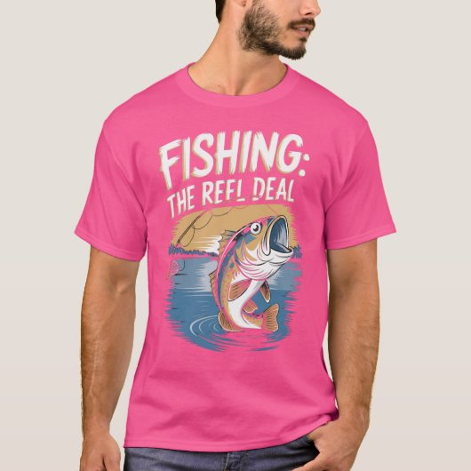 Gevist: The Reel Deal -  Angler T-shirt (Voorkant)