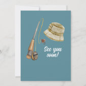  Gevist thema 60e verjaardagsfeest Kaart (Achterkant)