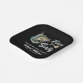 Gevist thema 60e verjaardagsfeest Papieren Bordje (Gebogen)