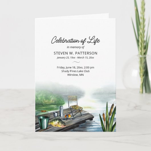 Gevist thema, foto, viering van het leven begrafen programma (Voorkant)