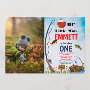 Gevist thema Reel Fish Boy 1st elke dag Kaart