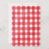 Gevist thema verjaardagskaart kaart (Achterkant)