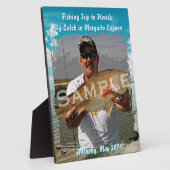 Gevist Theme Lagoon Sky Standing Photo Lijst Fotoplaat (Zijkant)