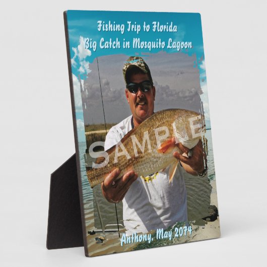 Gevist Theme Lagoon Sky Standing Photo Lijst Fotoplaat (Zijkant)