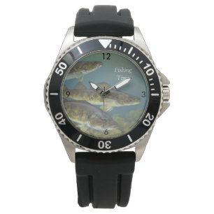 "Gevist tijd" met drie wieltjes Horloge