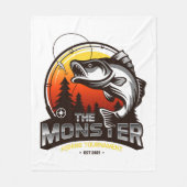 Gevist toernooi fleece deken (Voorkant)