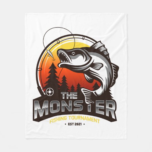 Gevist toernooi fleece deken (Voorkant)