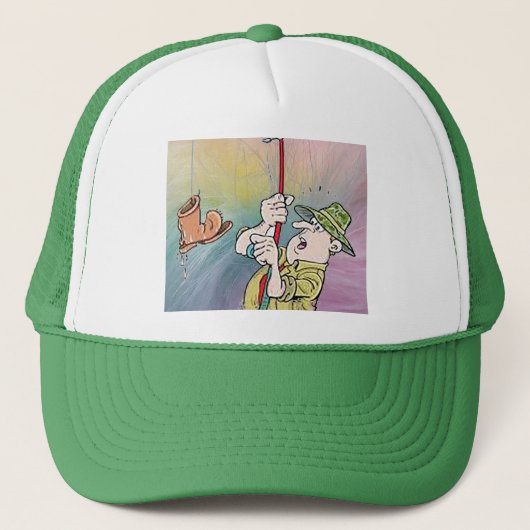 "Gevist" trucker hoed Trucker Pet (Voorkant)