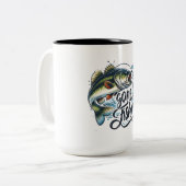 Gevist Tweekleurige Koffiemok (Voorkant links)