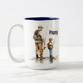 Gevist Tweekleurige Koffiemok (Links)