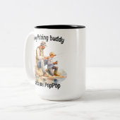 Gevist Tweekleurige Koffiemok (Voorkant links)