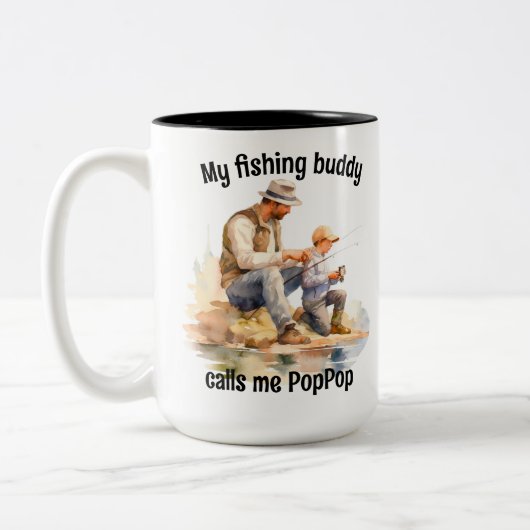 Gevist Tweekleurige Koffiemok (Links)